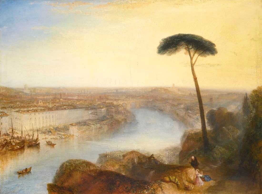 Veduta di Roma dall'Aventino, 1836